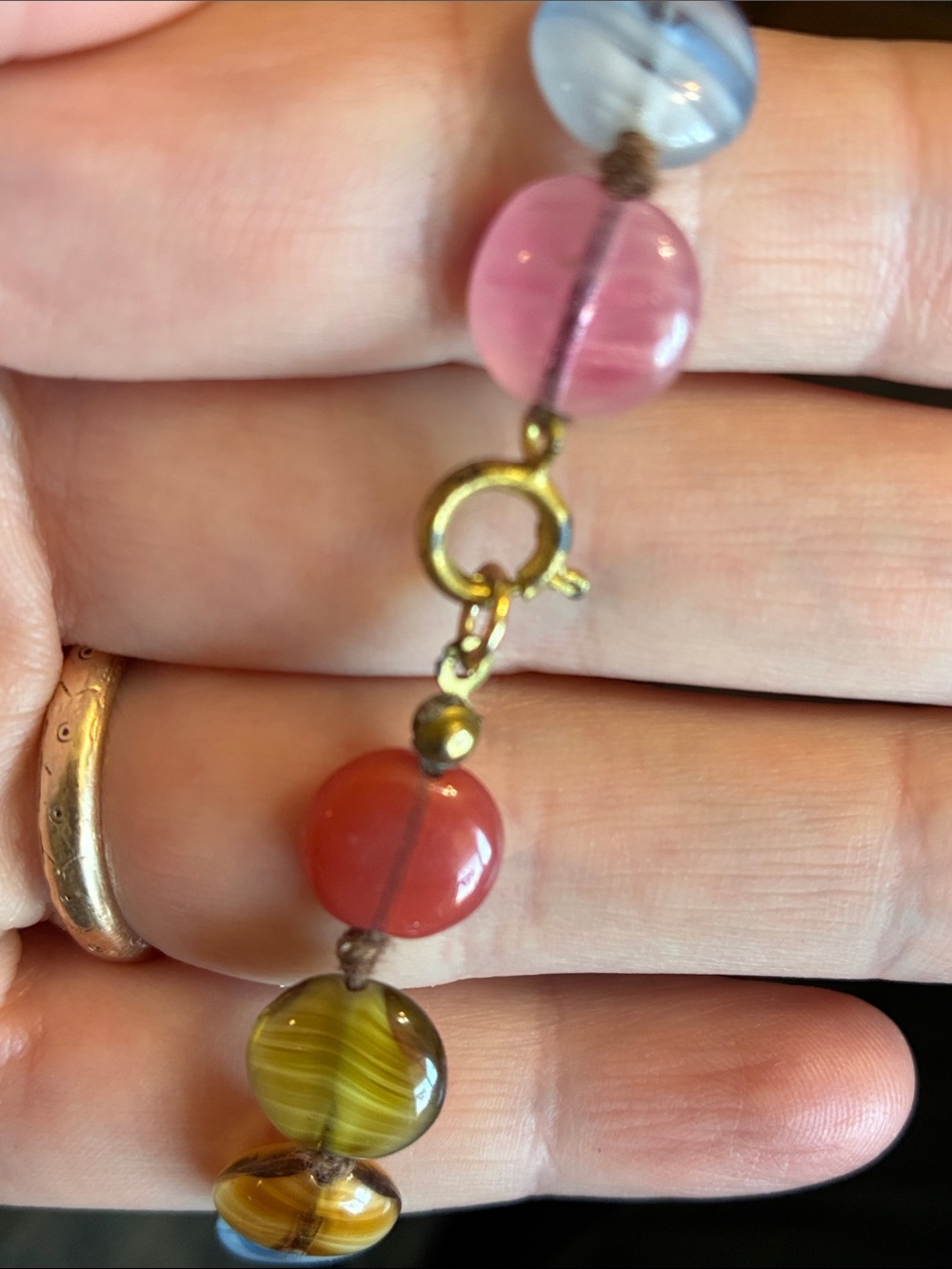 ✨ 3/$15 ✨ Handmade Multicolor Bead Necklace - Picture 3 of 3